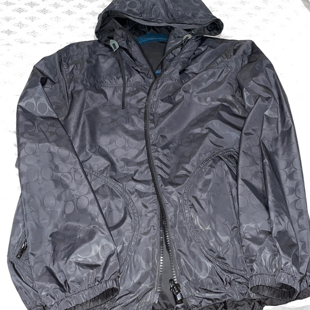 Mens coach Reversible Nylon Windbreaker Size M